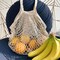 Wrapables Cotton Mesh Net Shopping Bag, Grocery Bag for Vegetables, Produce (Set of 3)